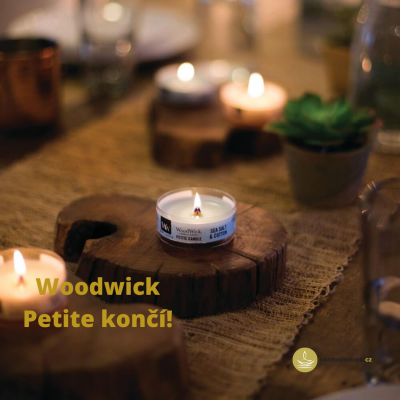 Obrázek k příspěvku Petite Candle od Woodwick končí!