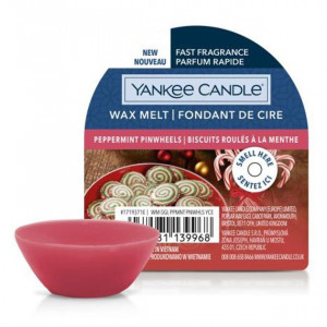  Yankee Candle vonný vosk Peppermint Pinwheels, 22 g 