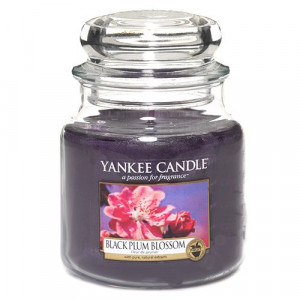 Yankee Candle Black Plum Blossom 411 g - stará etiketa
