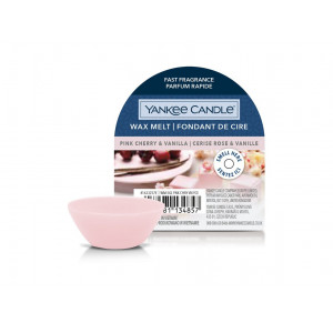 Yankee Candle Pink Cherry & Vanilla vonný vosk do aromalampy